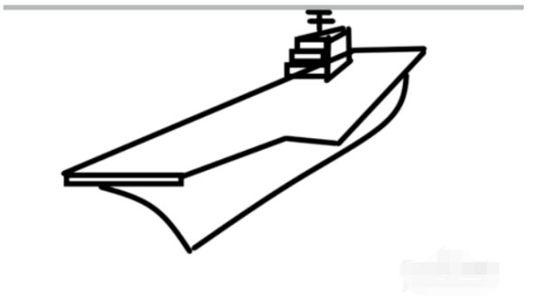 航空母艦簡筆畫，簡單教程與創(chuàng)意靈感，航空母艦簡筆畫，簡單教程、創(chuàng)意靈感大揭秘