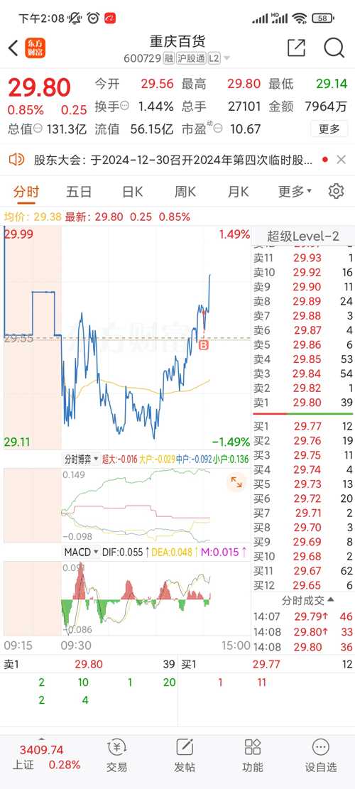 重慶百貨股票，投資潛力與市場前景分析，重慶百貨股票投資潛力與市場前景深度解析