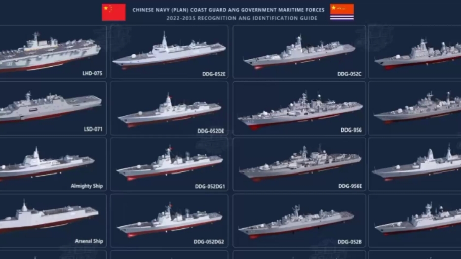 中國海軍現(xiàn)役全部軍艦數(shù)量概覽，中國海軍現(xiàn)役軍艦數(shù)量概覽